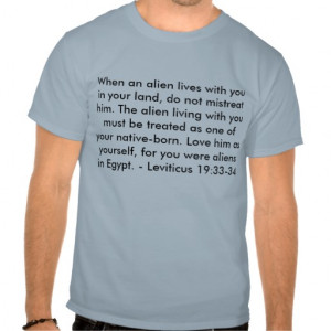Leviticus quote (NIV) Shirts