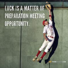Luck is a matter of preparation meeting opportunity. #fitness # ...