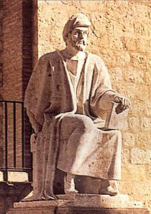 Estatua de Averroes en Córdoba .