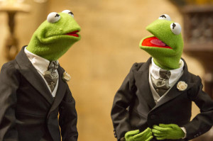 Constantine, left, and Kermit wear bespoke morning suits in a pivotal ...