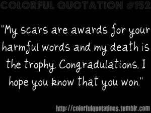 Emo Suicide Quotes http://colorfulquotations.tumblr.com/post ...