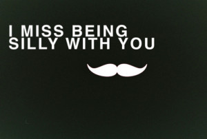 cute, moustache, quote, silly, typography