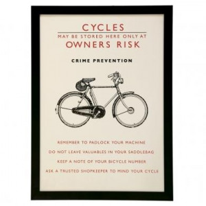 Bicycle Safety Framed Classic Print cycling motivation, cycling ...