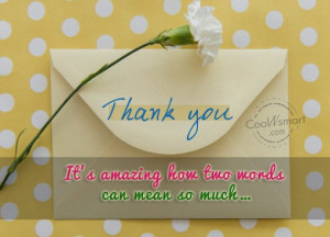 Thank You Quotes, Sayings about Gratitude