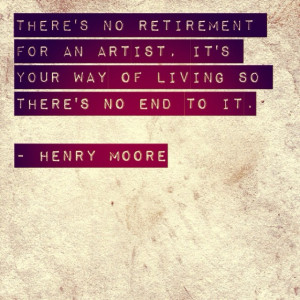 Quote // HENRY MOORE