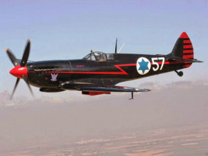 Spitfire MkIX painted as the aircraft of Ezer Weizman.