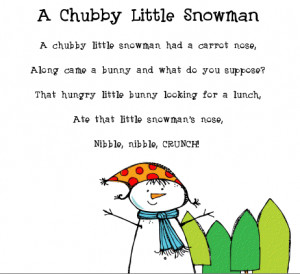 snowman poems
