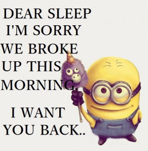 bedtime quotes and sayings By Minions….(5 Photos) | Minion Fans ...