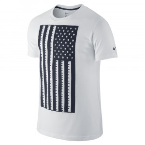 Nike Men's USA Flag Tee White