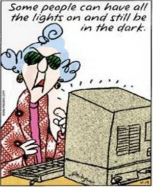 Six assorted, vintage Maxine cartoons