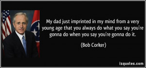 More Bob Corker Quotes