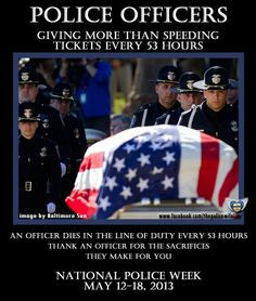 Thank a Police Officer! riversid polic, law enforc, polic wife, cop ...