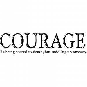Quotes About Dancers Being Athletes Courage is being scared to