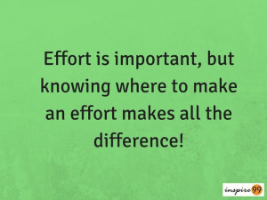 ... work, effort is important, how to be a smart worker, smart work quotes