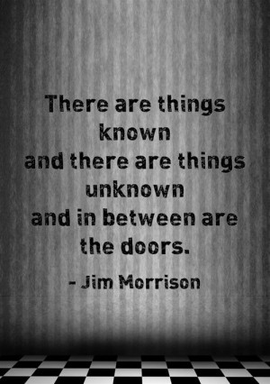 Jim Morrison of the doors