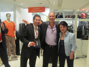 Gennaro Autore and Lisa Giannini give a $2000 gift voucher to Mr Guy ...