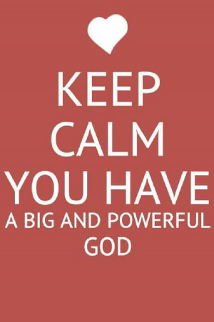 Big and Powerful God