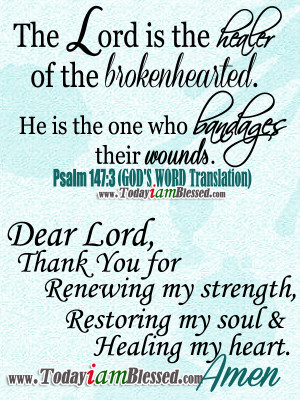 Today I Am Healed – The Lord Is My Healer