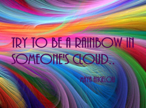 ... rainbow blesses them with meaning, joy, and more. Help them serve
