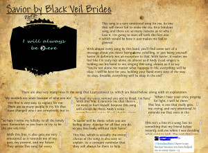 Black Veil Brides Quotes From In The End Saviour by black veil brides