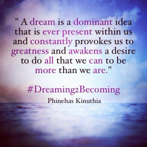 Definition of Dream| What is a Dream| Dream It And Achieve It