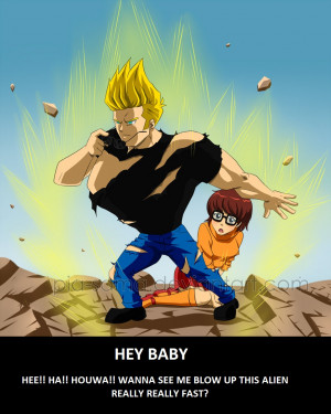 Johnny Bravo Super Saiyan. XD by Demon0fDarkness