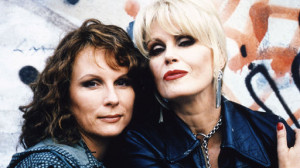 it s an abfab weekend and patsy and edina are on the edge of their ...