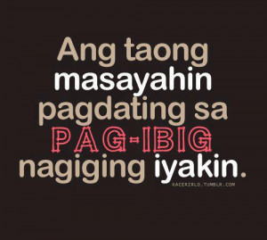 Tagalog sad love quotes : wag kang iiyak