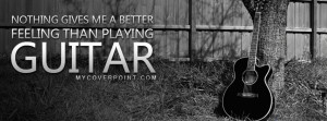 Feeling Of Playing Guitar Facebook Cover