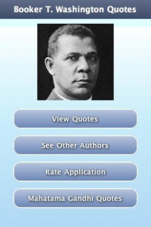 View bigger - Booker T. Washington Quotes for Android screenshot