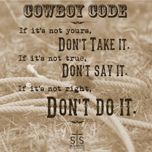 Cowboy wisdom