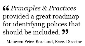 Principles & Practices provided a great roadmap for identifying ...