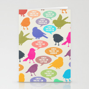 Birdsong_Gosh Quotes by Garima & Rachel Stationery Cards