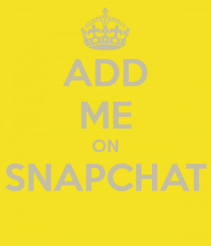 Add Me On Snapchat