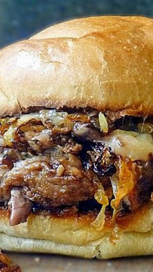 Beef Short Rib Sandwiches...tender beef with caramelized onions.