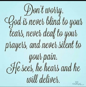 God will never leave you.Thoughts, God Will, Prayer, Christian, Faith ...
