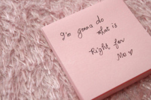 cute, love, my life, pink, post it
