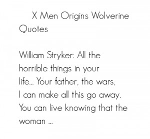 Wolverine quote #2