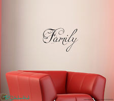 quotes and family wall artistic quotes expressions phrases art family ...