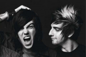 Black and White all time low Kellin Quinn sleeping with sirens Jack ...