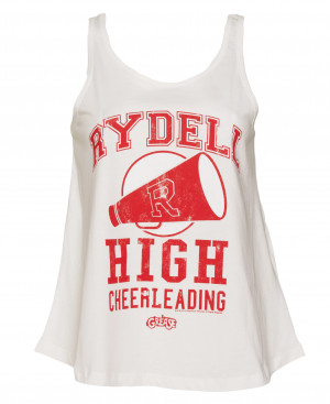 Ladies Grease Rydell High Cheerleading Swing Vest