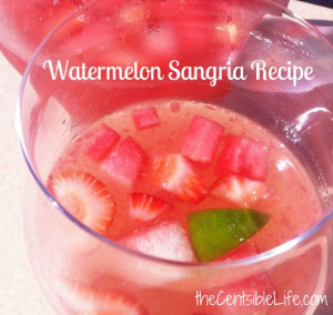 Watermelon Summer Sangria Recipe Should try for Friday @Kelley Simpson ...