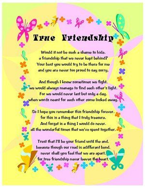 Make You Cry and Laugh | True Friendship Poems That Make You Cry 'true ...