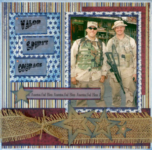 Quick Quotes - 12 x 12 Canvas Panel Kit - Valor, Spirit, Courage