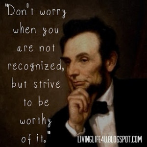 The Wisdom of Abraham Lincoln: Final Day...have you been following ...