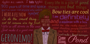 11th Doctor Collage by DoctorWhoLuv