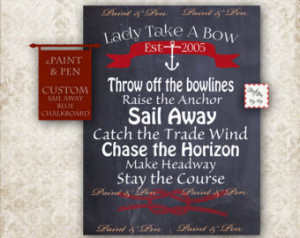 ... Decor -Sailing Poster -Sail Away With Me- Come Sail Away -Sail Quote