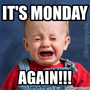 Happy Monday! Haha, that meme is exactly how I felt when I woke up ...