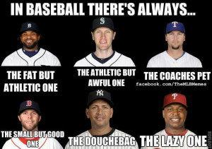 The Many Characters Of Baseball Meme