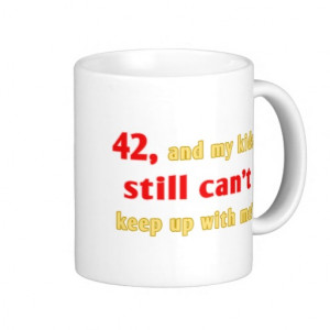42nd Birthday Gag Gift Mug